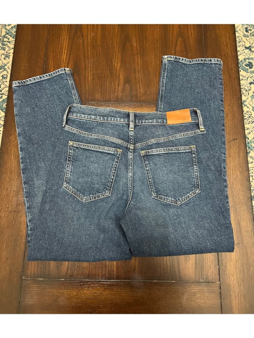 J.Crew Classic Straight Jeans High Rise 27 Liberty St. Fading Distressed Classic - Picture 7 of 11